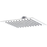 Nuie Square Stainless Steel Fixed Head Shower 200x200mm Chrome A3088