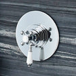 Nuie Victorian Traditional 1 Outlet Thermostatic Dual Concealed Shower Valve Chrome A3092C LS1