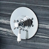 Nuie Victorian Traditional 1 Outlet Thermostatic Dual Concealed Shower Valve Chrome A3092C LS1