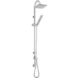 Hudson Reed Worth Square 2 Outlet Rigid Riser Shower Kit Chrome A3116