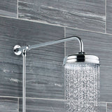 Nuie Traditional 2 Outlet Thermostatic Exposed Shower With Rigid Riser Set Chrome A3117 LS4
