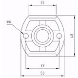 Nuie Fast-Fit Brackets For Bar Thermostats Chrome A315 LD