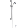 Nuie Traditional Sliding Rail Shower Set & Elbow Outlet Chrome A3211