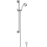 Nuie Traditional Sliding Rail Shower Set & Elbow Outlet Chrome A3211