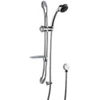 Nuie Luxury Curved Sliding Rail Kit & Elbow Outlet Chrome A3273A