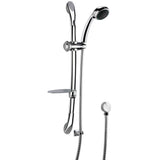 Nuie Luxury Curved Sliding Rail Kit & Elbow Outlet Chrome A3273A