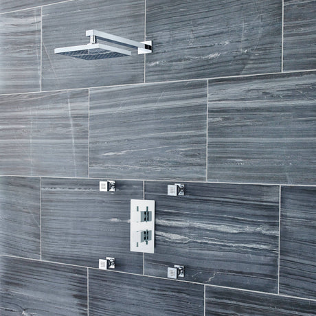 Hudson Reed Square Swivel Body Jet Chrome A354 LS