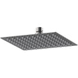 Nuie Square Stainless Steel Fixed Head Shower 200x200mm Brushed Pewter A7088
