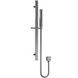 Nuie Single Function Square Sliding Rail Kit & Elbow Outlet Brushed Pewter A7167