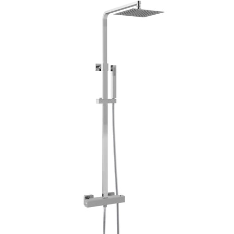 Hudson Reed Luxury Square 2 Outlet Exposed Thermostatic Shower Chrome A3531