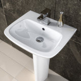 Nuie Ambrose Basin & Full Pedestal - 1 Tap Hole CPC022 LS1