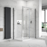 Hudson Reed Apex Sliding Shower Door Chrome, 8mm Glass M1000SS-E8 LS2