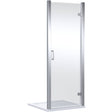 Nuie Lucie Hinged Shower Door Chrome, 8mm Glass AQHD90N-E8