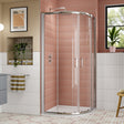 Nuie Lucie Quadrant Shower Enclosure, Chrome, 8mm Glass AQU9N-E8 LS1