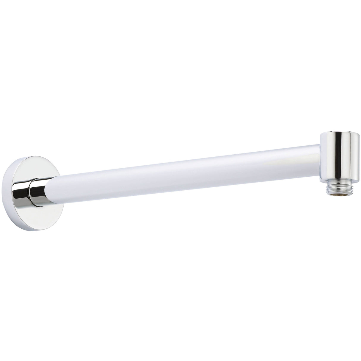 Nuie Contemporary Wall Mounted Shower Arm 320mm Chrome ARM03