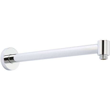 Nuie Contemporary Wall Mounted Shower Arm 320mm Chrome ARM03