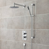 Nuie Contemporary Wall Mounted Shower Arm 320mm Chrome ARM03 LS