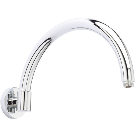 Nuie Curved Wall Mounted Shower Arm 315mm Chrome ARM06
