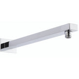Hudson Reed Small Rectangular Wall Mounted Shower Arm 355mm Chrome ARM13