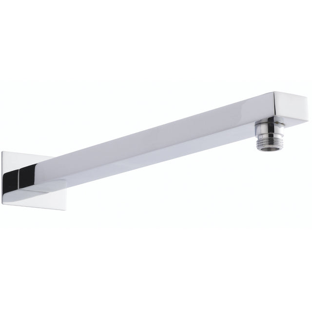 Hudson Reed Small Rectangular Wall Mounted Shower Arm 355mm Chrome ARM13