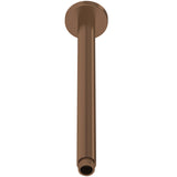Nuie Round Ceiling Shower Arm 300mm Brushed Bronze ARM1516