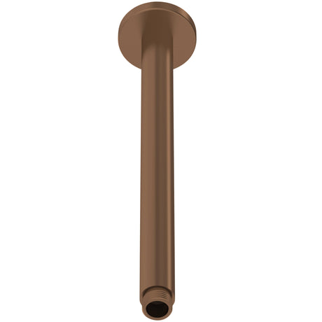 Nuie Round Ceiling Shower Arm 300mm Brushed Bronze ARM1516