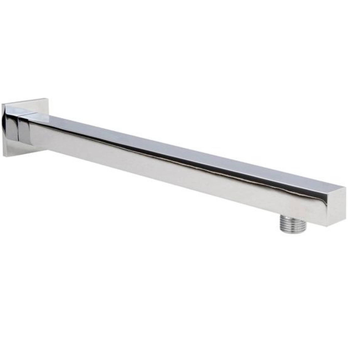 Nuie Square Wall Mounted Shower Arm 321mm Chrome ARM19