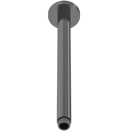 Nuie Round Ceiling Shower Arm 300mm Brushed Pewter ARM716
