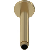 Nuie Round Ceiling Shower Arm 160mm Brushed Brass ARM815