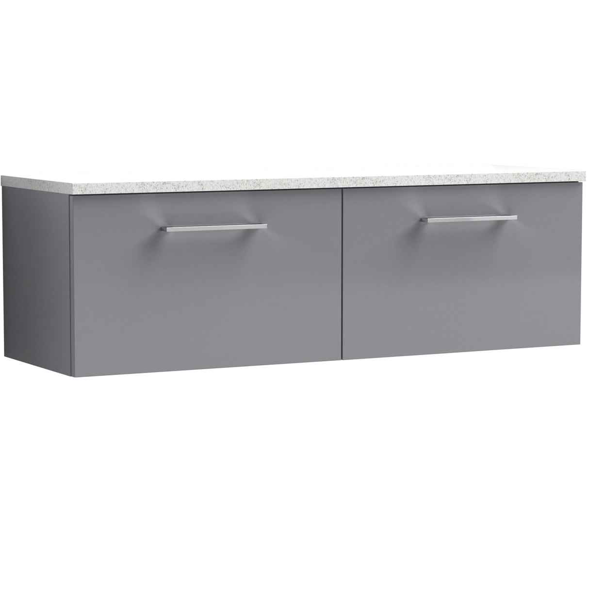 Nuie Arno 1200mm Wall Hung 2 Drawer Countertop Vanity Unit