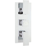Hudson Reed Art 2 Outlet Thermostatic Concealed Shower Valve Chrome ART3211