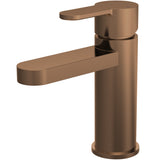Nuie Arvan Mono Basin Mixer Tap with Waste Brushed Bronze ARV1505