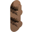 Nuie Arvan 1 Outlet Thermostatic Concealed Shower Valve Brushed Bronze ARV15TW01
