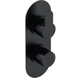 Nuie Arvan 1 Outlet Thermostatic Concealed Shower Valve Matt Black ARV4TW01