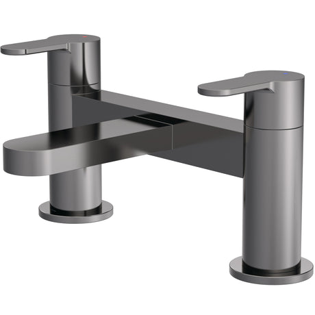 Nuie Arvan Bath Filler Tap Brushed Pewter ARV703