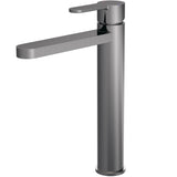 Nuie Arvan Tall Mono Basin Mixer Tap Brushed Pewter ARV770