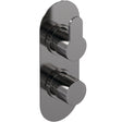 Nuie Arvan 2 Outlet Thermostatic Concealed Shower Valve With Diverter Brushed Pewter ARV7TW02