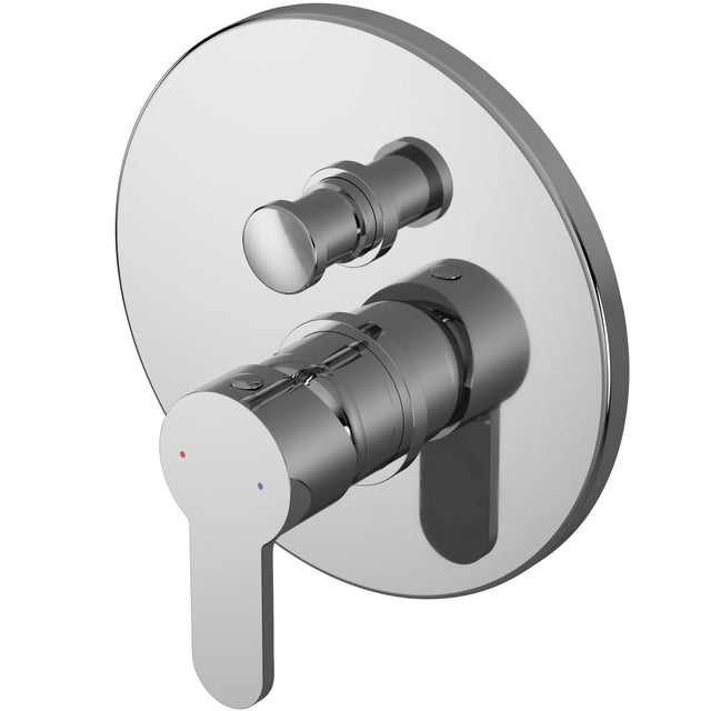 Nuie Arvan 2 Outlet Concealed Single Lever Manual Shower With Diverter Chrome ARVMV12