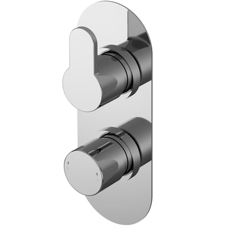 Nuie Arvan 1 Outlet Thermostatic Concealed Shower Valve Chrome ARVTW01