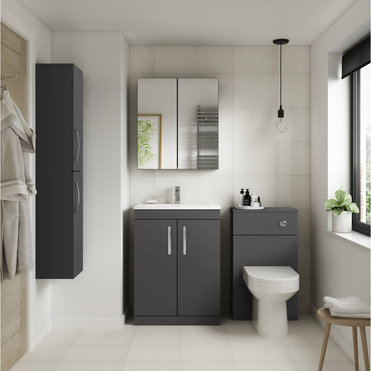 Athena Gloss Grey Furniture LS