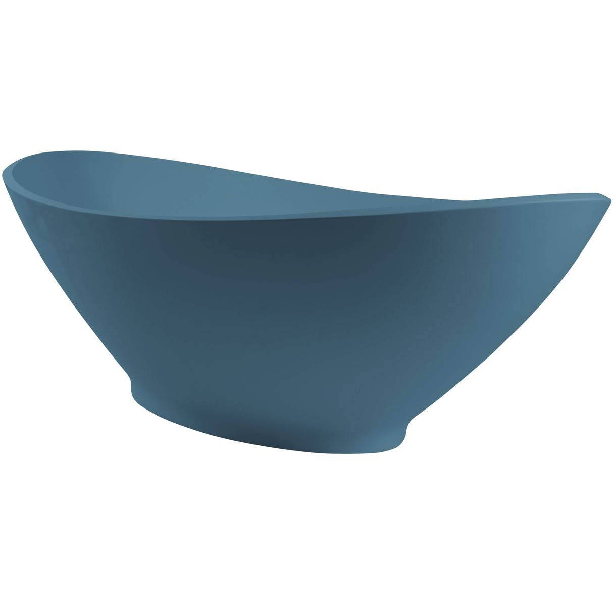 BC Designs Kurv Cian Solid Surface Freestanding Bath L1890 x W900mm Powder Blue BAB005B
