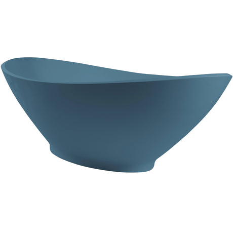BC Designs Kurv Cian Solid Surface Freestanding Bath L1890 x W900mm Powder Blue BAB005B