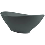 BC Designs Kurv Cian Solid Surface Freestanding Bath L1890 x W900mm Industrial Grey BAB005IG
