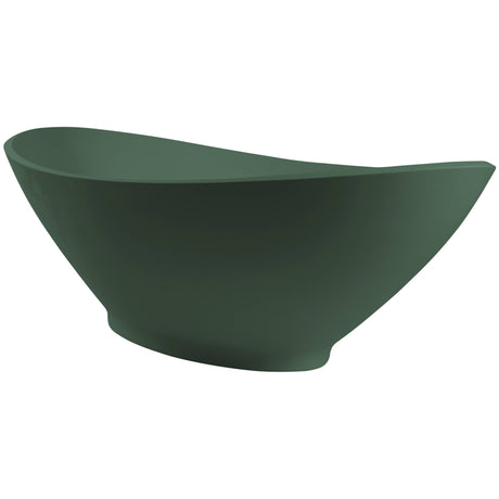 BC Designs Kurv Cian Solid Surface Freestanding Bath L1890 x W900mm Khaki Green BAB005KG