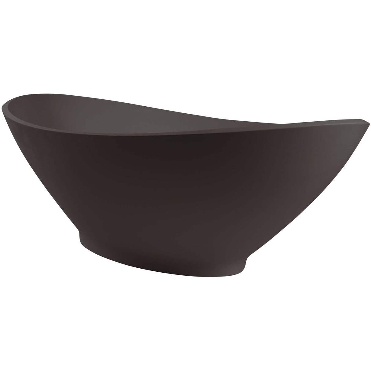BC Designs Kurv Cian Solid Surface Freestanding Bath L1890 x W900mm Mushroom BAB005M