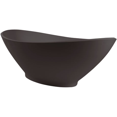 BC Designs Kurv Cian Solid Surface Freestanding Bath L1890 x W900mm Mushroom BAB005M