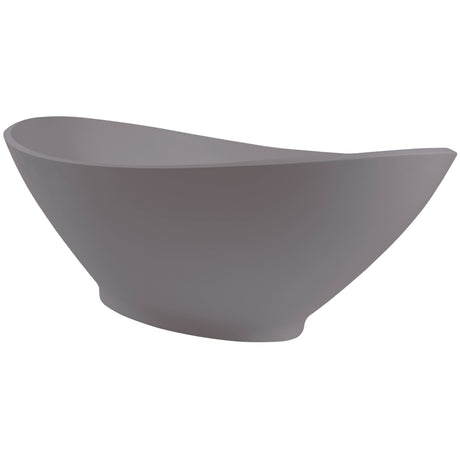 BC Designs Kurv Cian Solid Surface Freestanding Bath L1890 x W900mm Satin Rose BAB005R