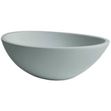 BC Designs Gio Cian Solid Surface Countertop Basin L575 x W345mm Matt White BAB110MW