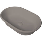 BC Designs Omnia Cian Solid Surface Countertop Basin L530 x W360mm Light Fawn BAB160F