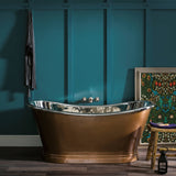 BC Designs Antique Copper Nickel Boat Bath Antique Copper/Nickel BAC016 LS1